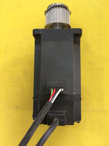 Used Mitsubishi servo motor HC-MF73-EC tested and in good condition - MITSUBISHI