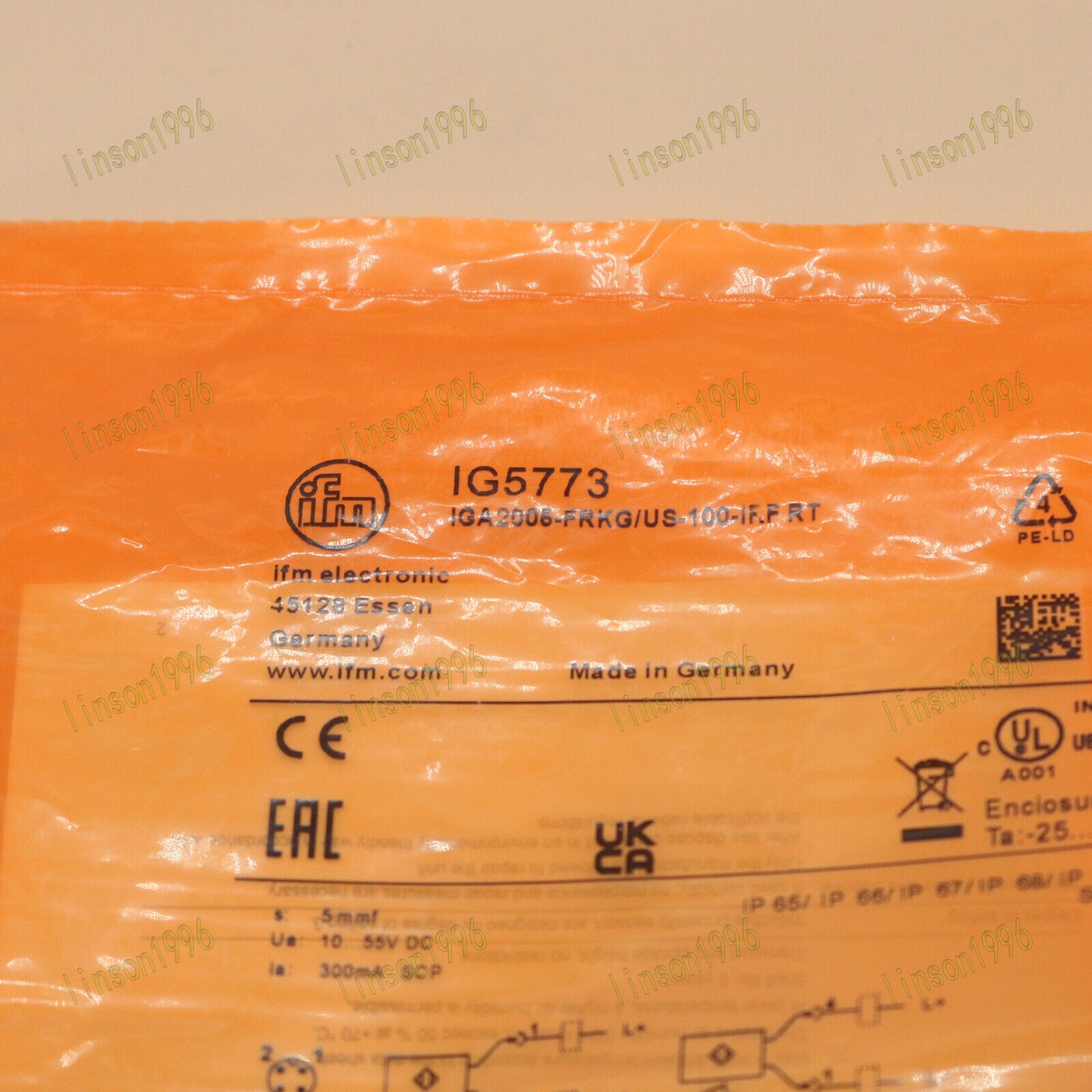 1PC IFM IG5773 Inductive Proximity Switch Sensor for Ship - IFM