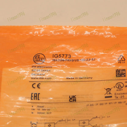 1PC IFM IG5773 Inductive Proximity Switch Sensor for Ship - IFM