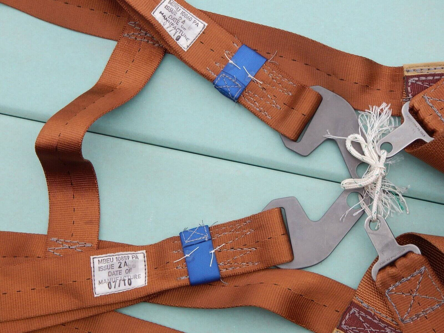 new Martin Baker Parachute Harness TYPE B MK Aircraft Belt Pilot Ejection Seat NOS ! - MARTIN BAKER