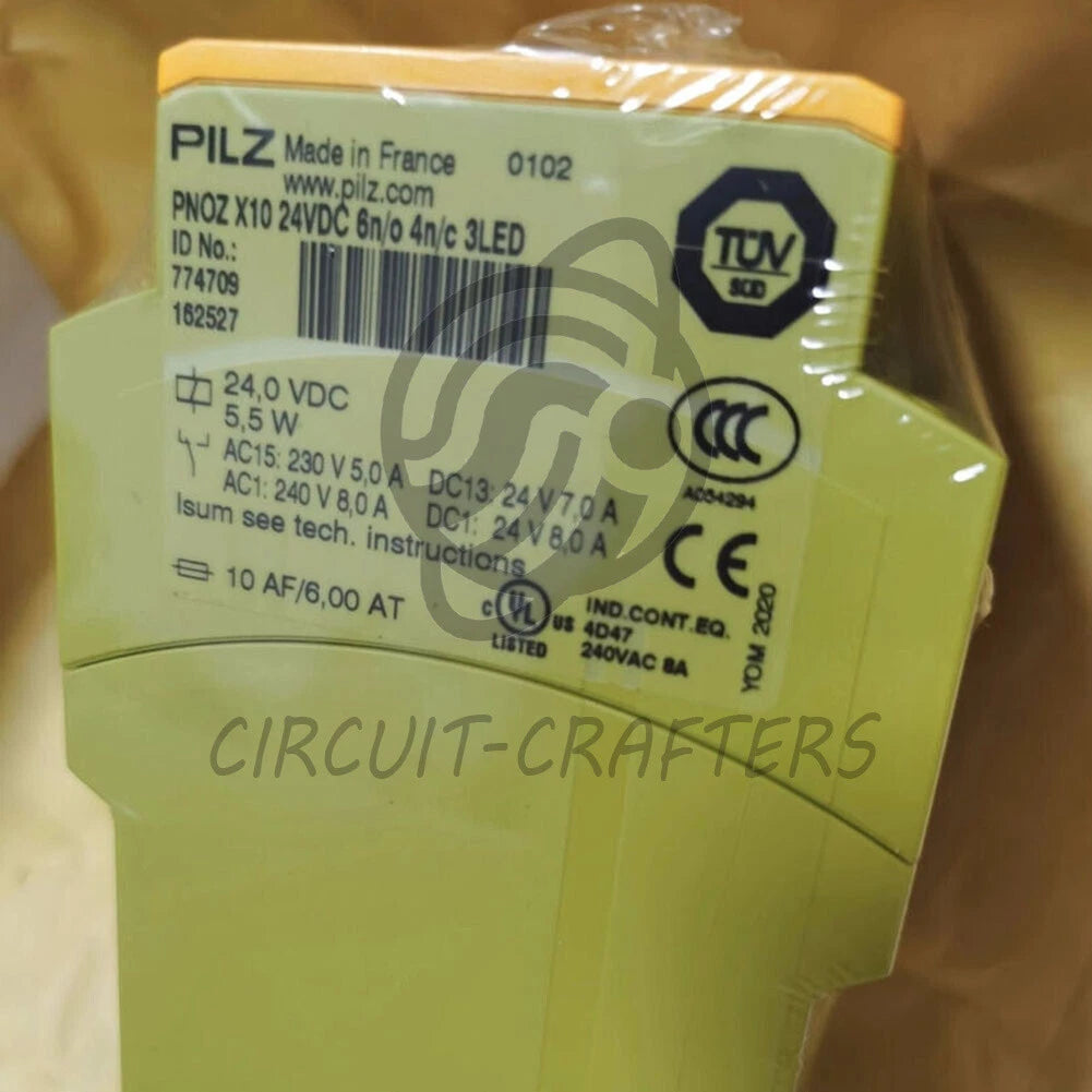 1PCS PILZ 774709 PNOZ X10 24VDC Safety Relay
