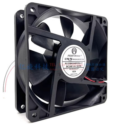 PELKO Motors R1238H24BPCB1-7 DC24V 0.37A 2-wire inverter cooling fan