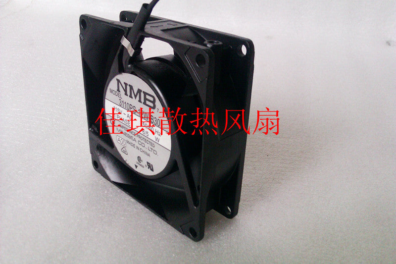 1pcs NMB 3110PS-12W-B30 115V 6 / 5W 8025 metal frame fan