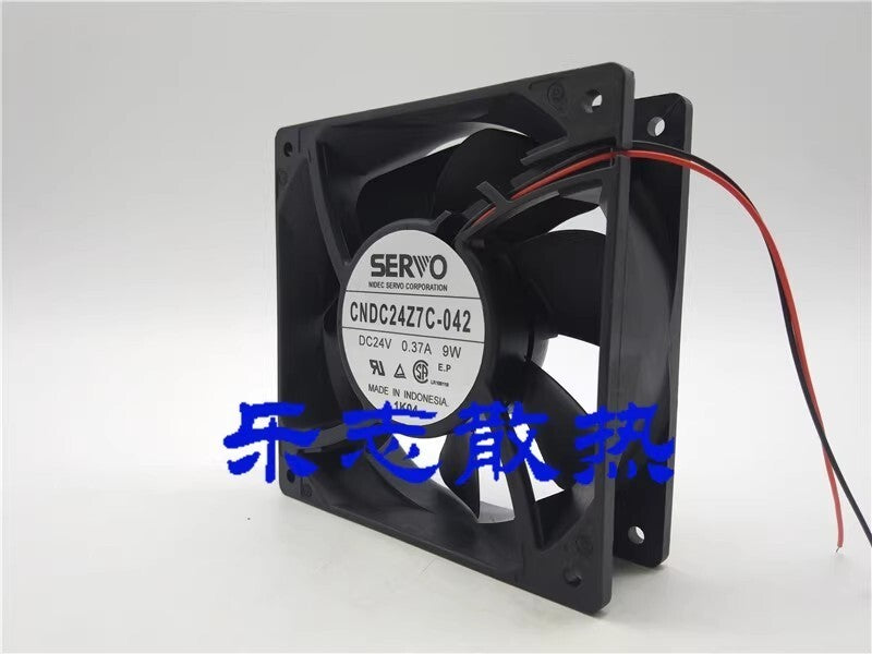 SERVO CNDC24Z7C-042 12038 DC24V 0.37A 9W 2-Wire Inverter Cooling Fan