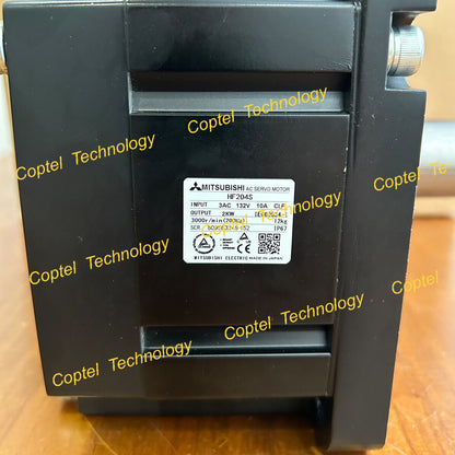 New Mitsubishi HF204S 3AC Servo Motor: 132V, 10A, 2KW, 300 RPM - MITSUBISHI