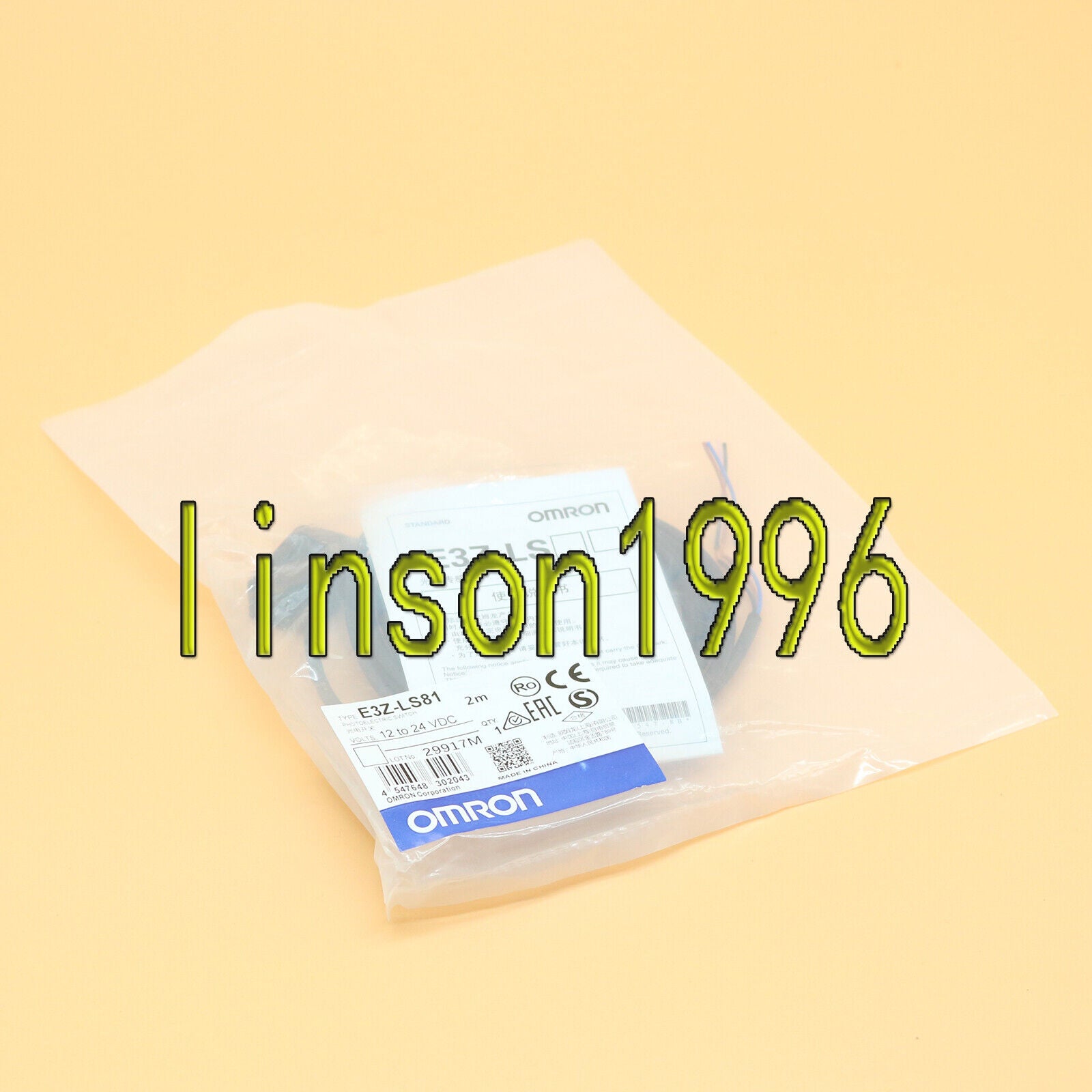 new Omron Photoelectric Switch E3Z-LS81 12-24VDC - OMRON