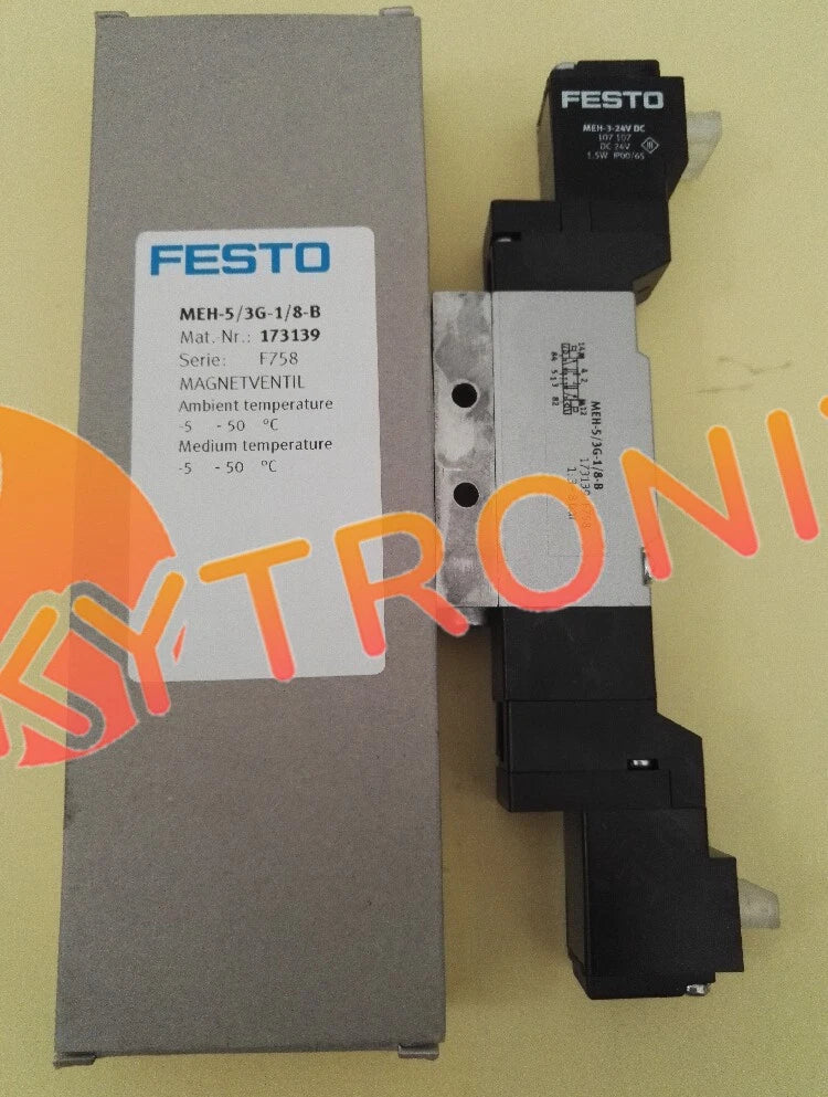 1Pcs FESTO MEH-5/3G-1/8-B 173139 Solenoid valve