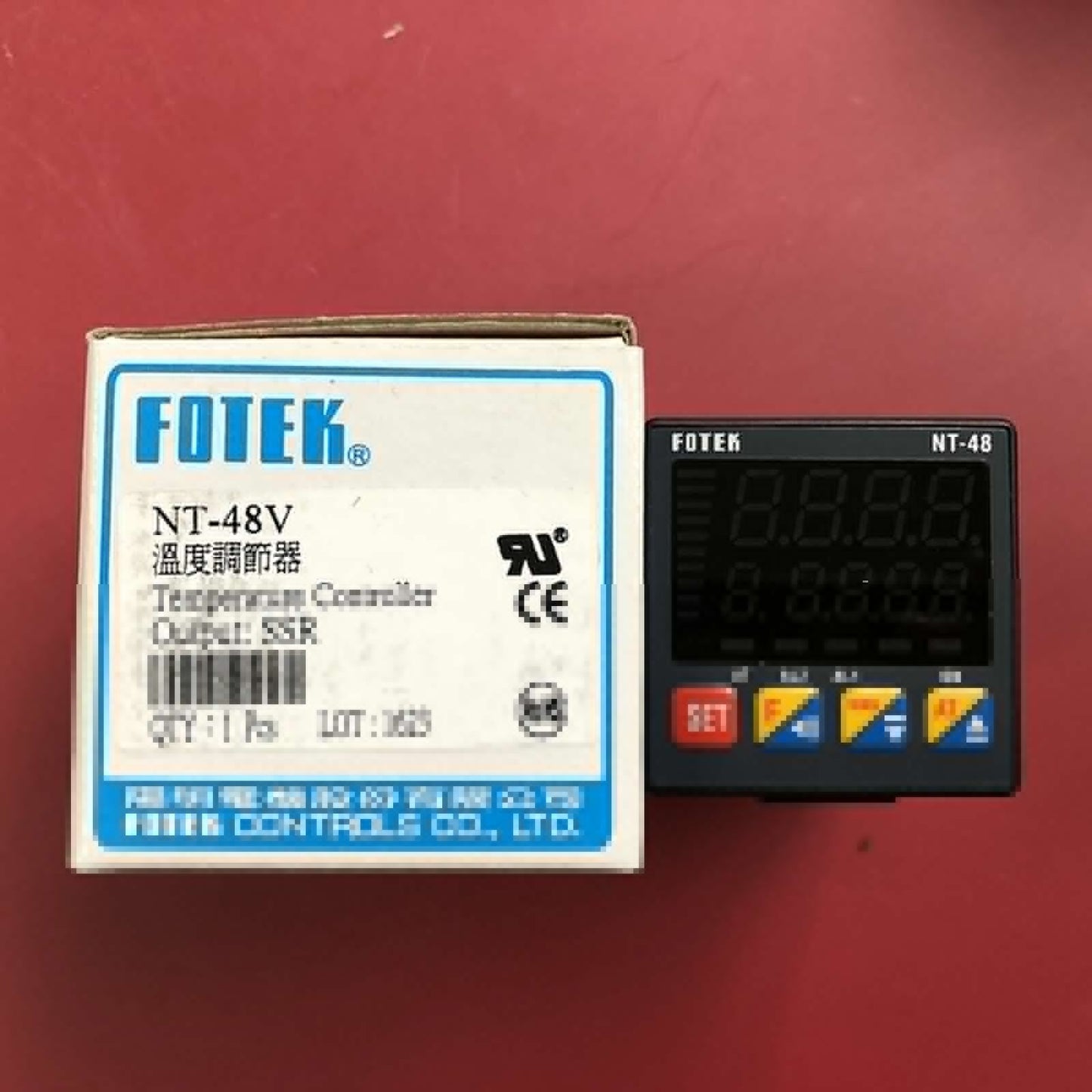 FOTEK Temperature Controller NT-48-V, Precision Digital Temperature Control System, [NT-48-V], [0-100°C], [3 decimal places], [overshoot protection], [overload protection] - FOTEK