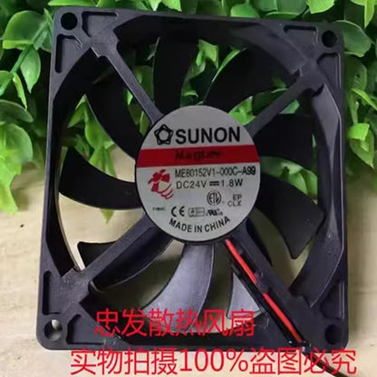 SUNON ME80152V1-000C-A99 8015 DC24V 1.8W 8 2-wire silent cooling fan