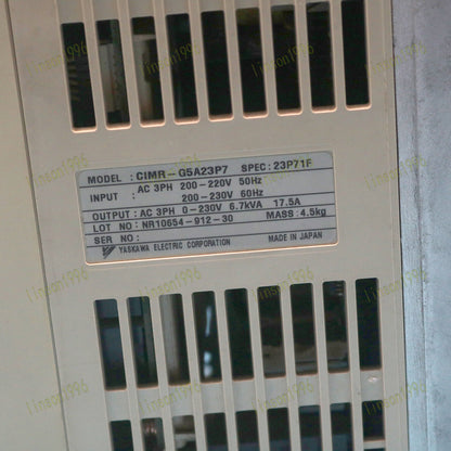 Used 1PC Yaskawa CIMR-G5A23P7 220V 3.7KW Motor - YASKAWA