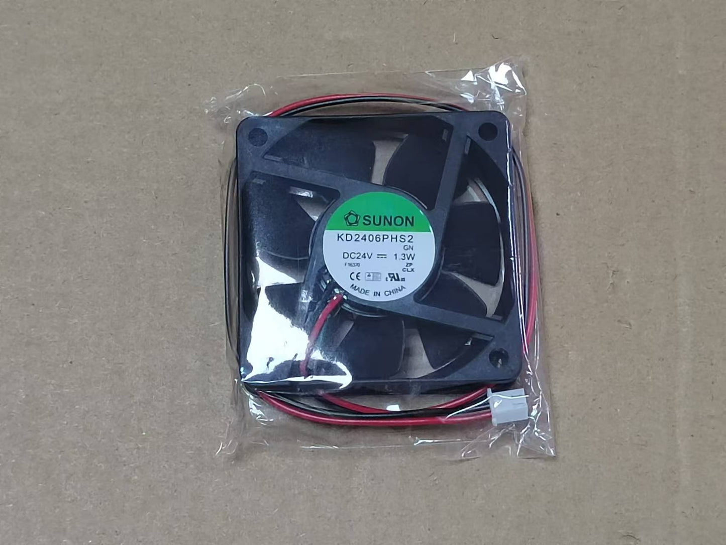 new SUNON KD2406PHS2 24V 1.3W 6015 31dBA 3800RPM Double Ball Inverter Fan 2-wire