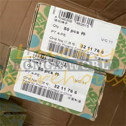 50PCS Phoenix Contact PT 4-PE 3211766 Ground terminal