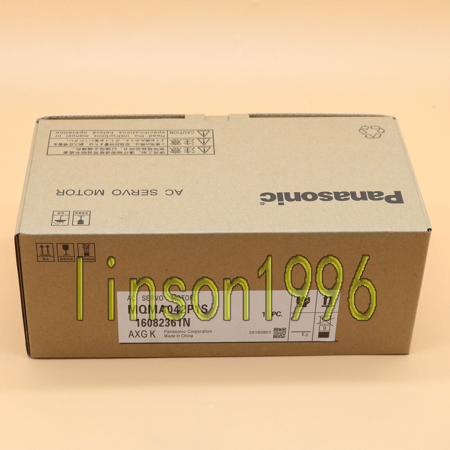Panasonic AC Servo Motor MQMA042P1S, 1 Year - PANASONIC