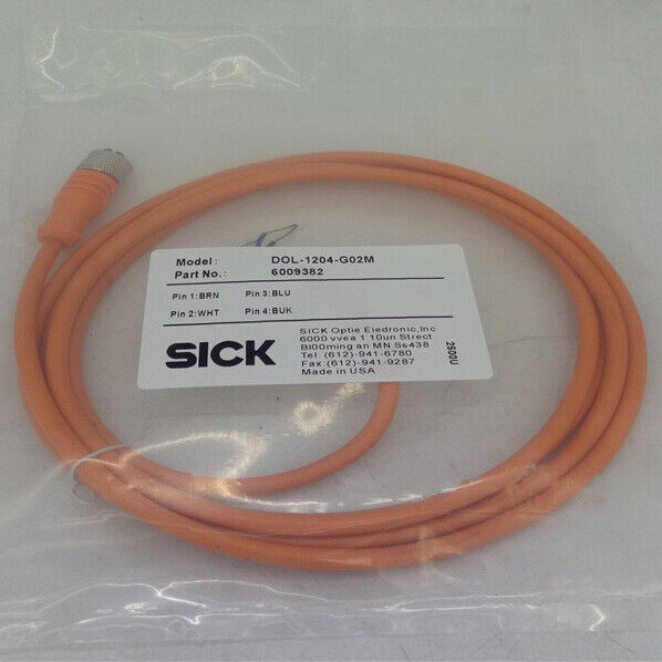 1PCS DOL-1204-G02M Sensor Cable for Sick - SICK