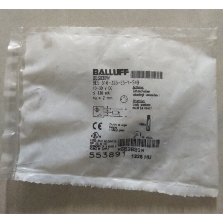 Proximity Switch BALLUFF BES 516-325-E5-Y-S-49 Spot Stock - BALLUFF