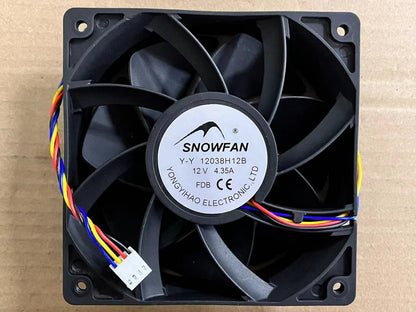 new SNOWFAN Y-Y12038H12B 12cm 12038 12v 4.35A Ant Violent Cooling Fan 6000rpm