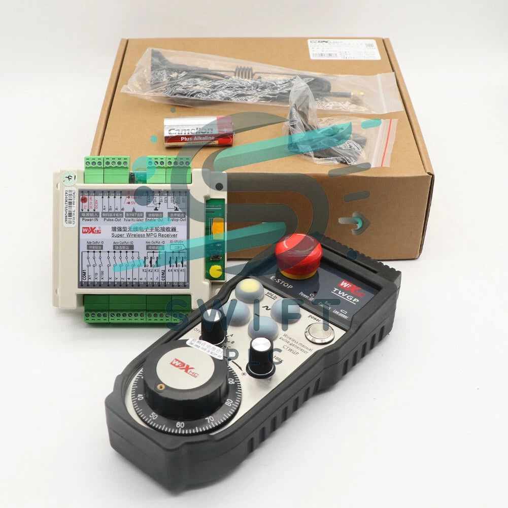 1PCS 6 Axis Wireless Handy Pulser Handwheel MPG For FANUC