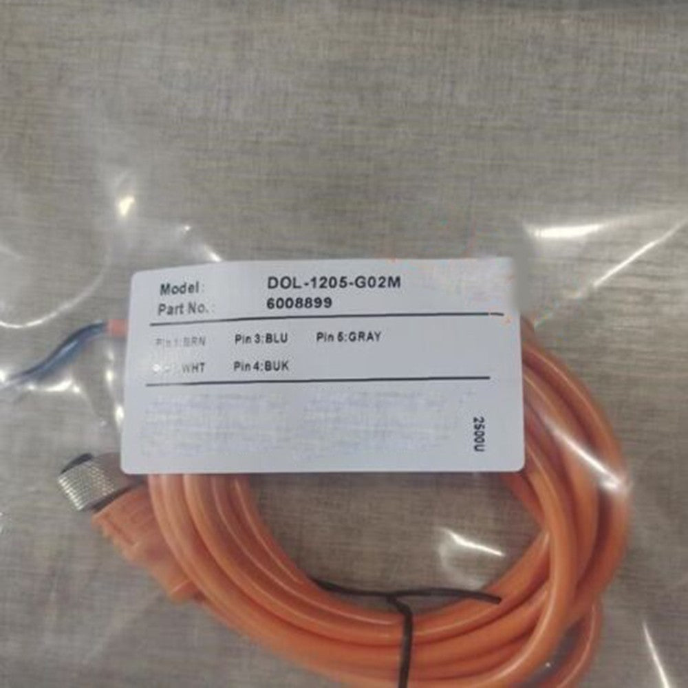 6008899 2M Sensor Cable DOL-1205-G02M For SICK