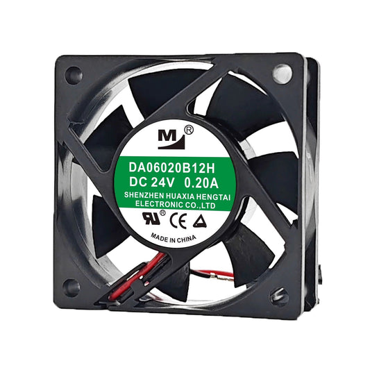M DA06020B12H DC24V 0.20A 2-Wire Ball Chassis Inverter Cooling Fan