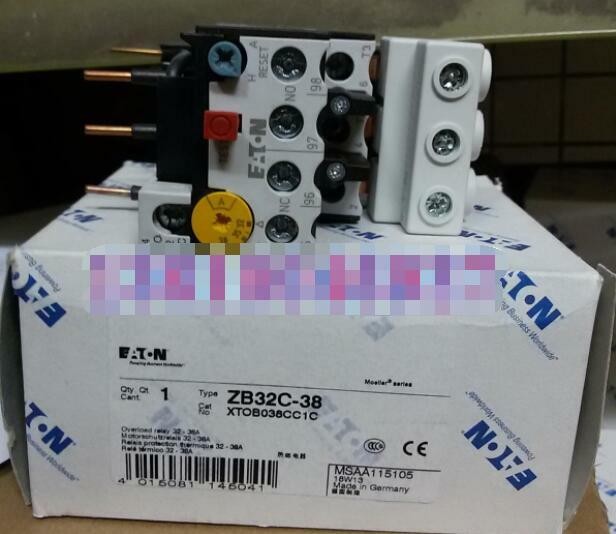 Eaton Moeller ZB32C Series ZB32C-0.4,0.6,1.6,2.4...38 Overload Relay