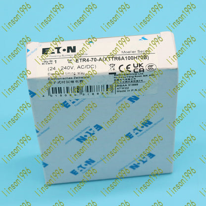 Eaton ETR4-70-A Electronic Time Relay 24-240V AC/DC - EATON