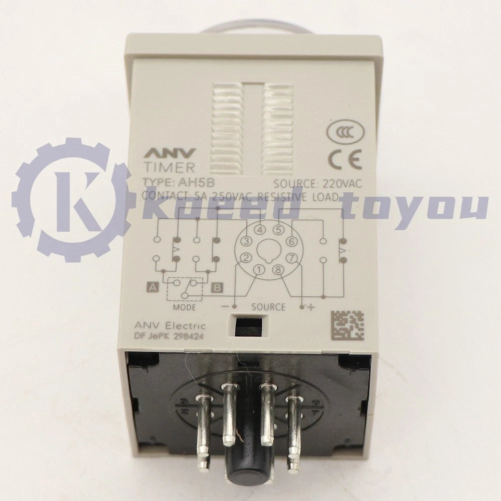 ANV AH5B 3S 220V Time Relay Timer 1Pcs