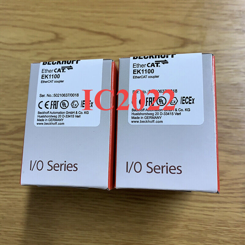 New Beckhoff EK1100 EtherCAT Terminal Module Fast US NJ - BECKHOFF