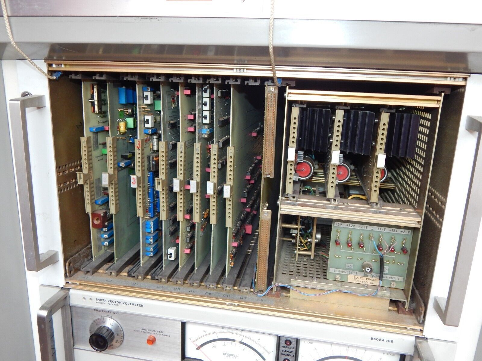 used TELEFUNKEN QMPL 0405 measuring system for quartz crystals computing unit - TELEFUNKEN