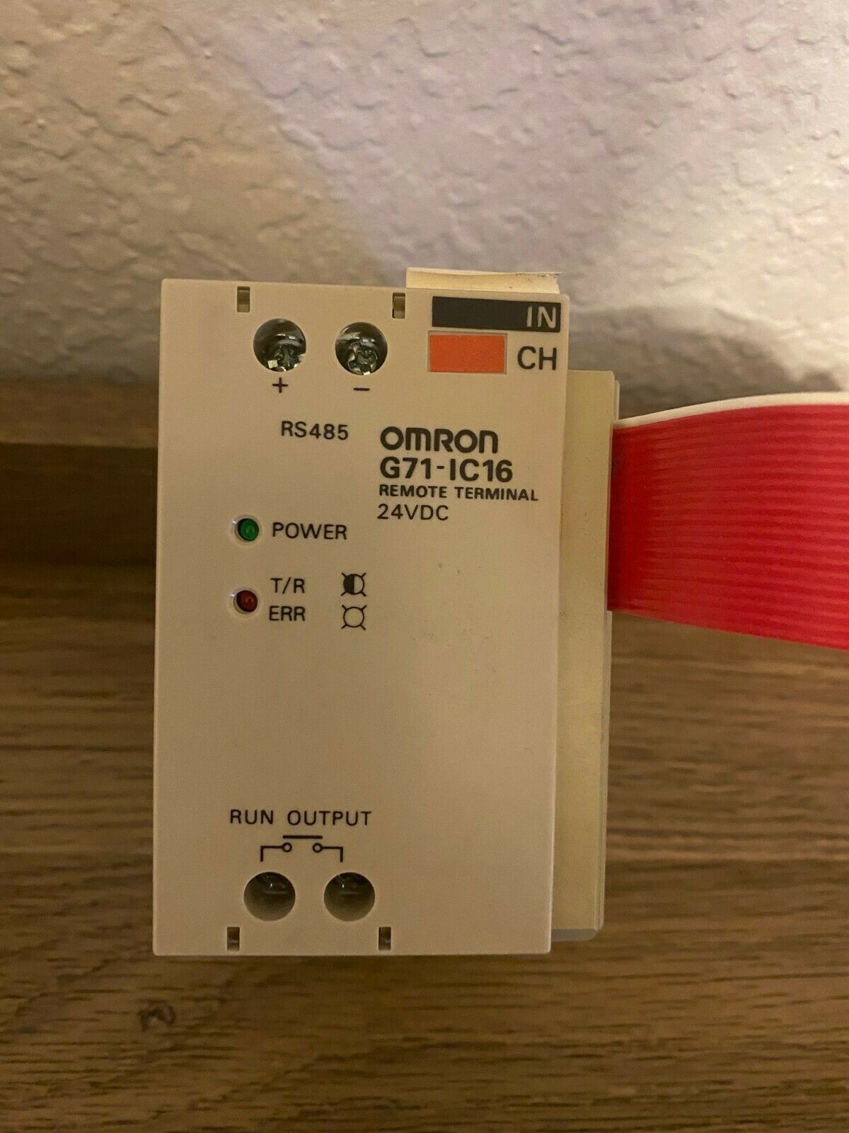 Used Omron PLC Remote Input Master G71-IC16, In Good Condition, Sale - OMRON