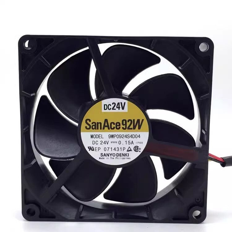 Sanyo 9WP0924S4D04 DC24V 0.15A 9CM Inverter Waterproof Cooling Fan