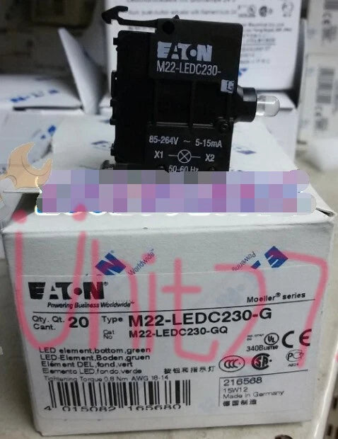 1PC EATON MOELLER M22-LEDC230-G free shipping &R1