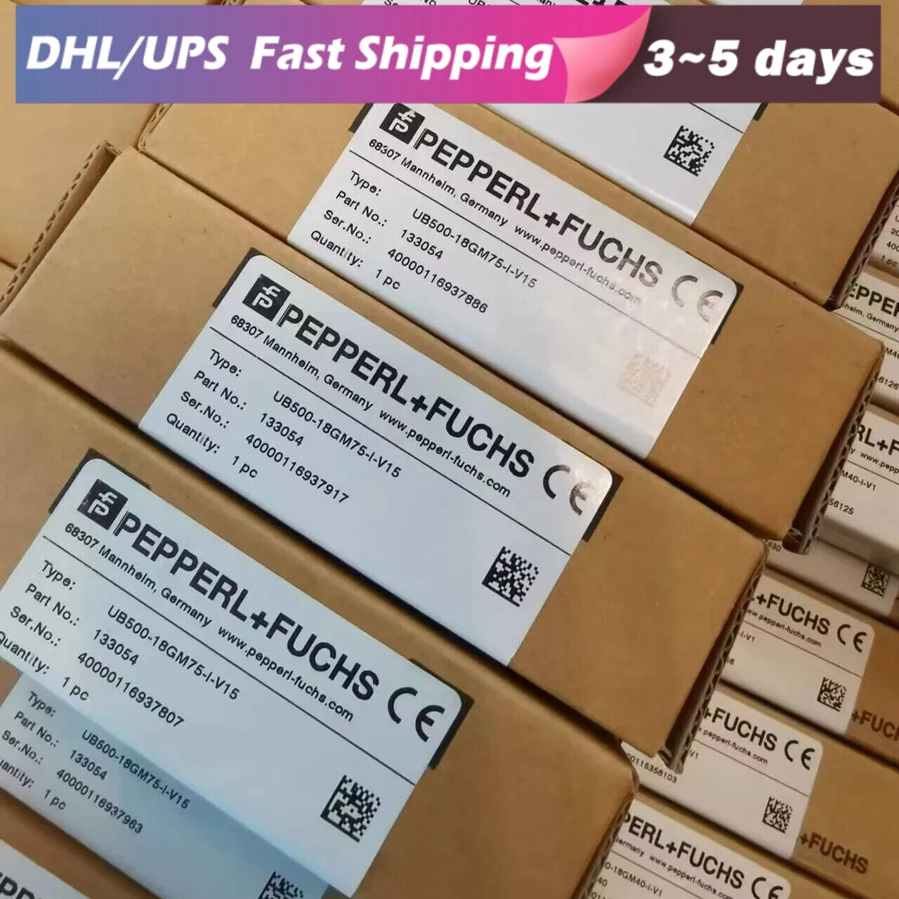 new Pepperl+Fuchs ultrasonic sensor UB500-18GM75-I-V15 in stock-133054 - PEPPERL+FUCHS