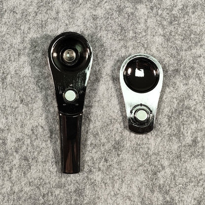 Portable Smoking Pipe for Men Gift Magnetic Metal Spoon Silver