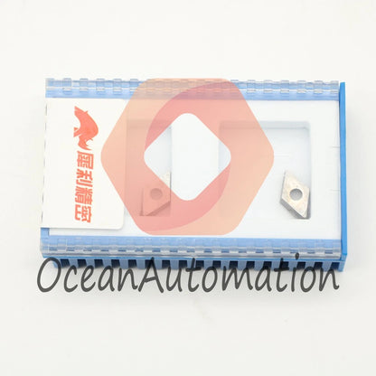 2PCS DCGT070204 CNC Turning Cutting Tool PCD Diamond blade Turning Insert