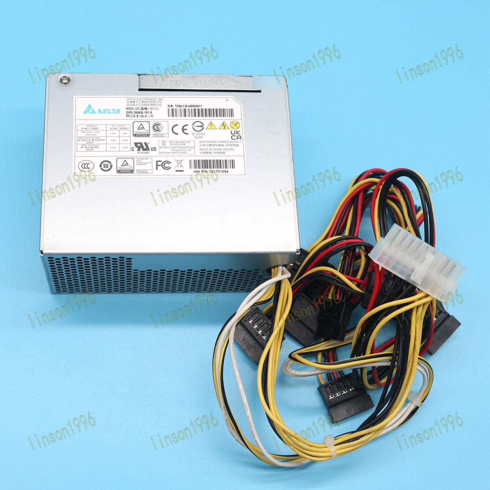 Delta DPS-300AB-101A Power Supply for POE Video Recorders - DELTA