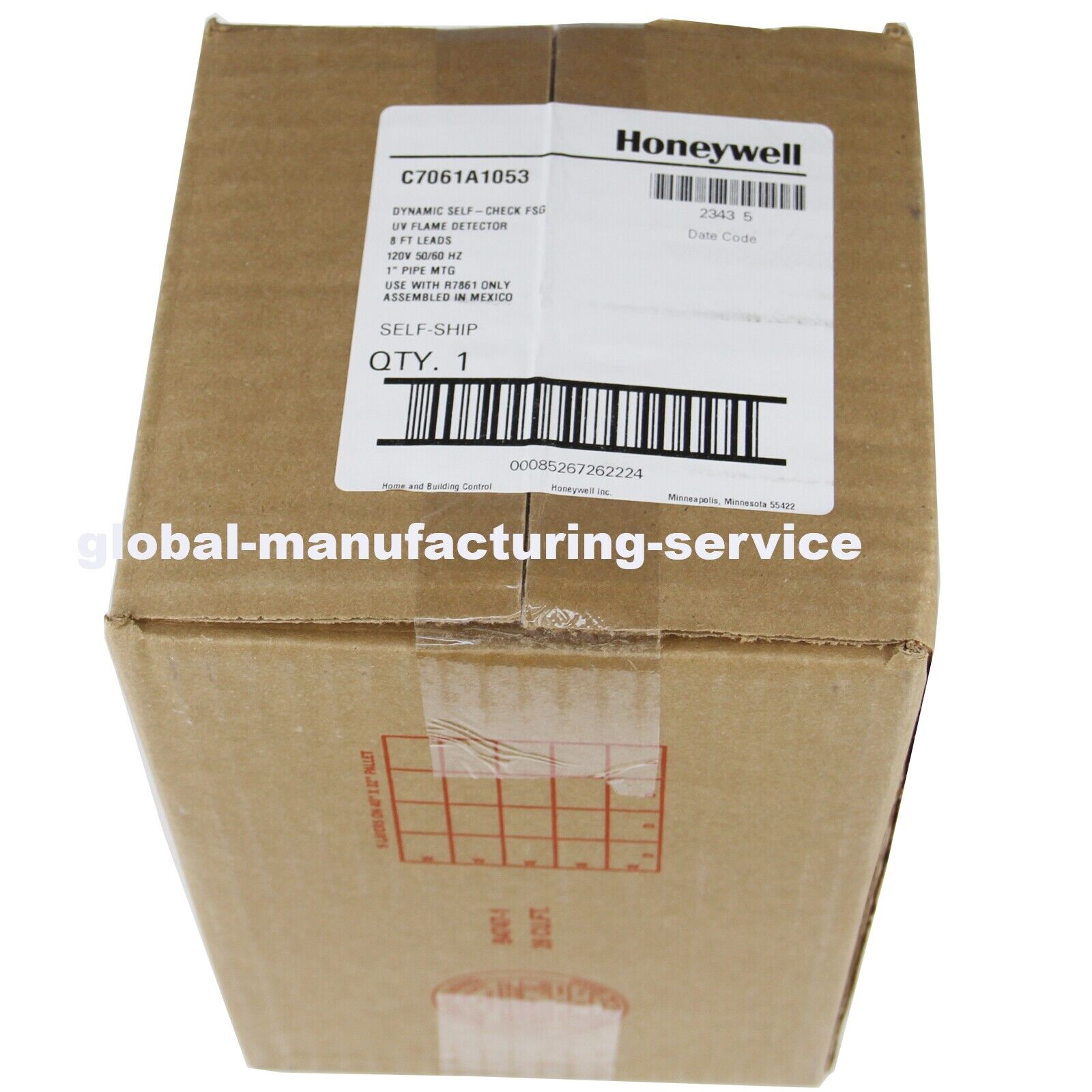 new  Honeywell C7061A1053 UV Flame Detector Replace C7061A1012 Honeywell