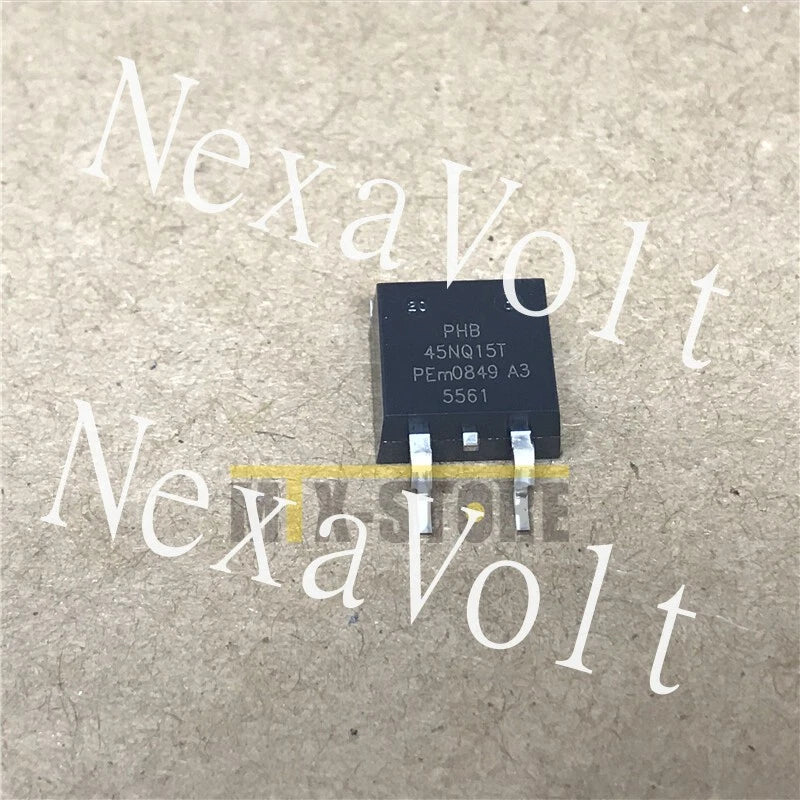 5PCS PHB45NQ15T'MOSFET N-CH 150V 45,1A D2PAK PHB45NQ15T 45NQ15 PHB45NQ15