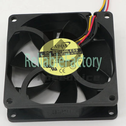 1PCS ADDA AD0812XB-A7FGP 0.65A 8025 Chassis 4-wire pwm Cooling Fan