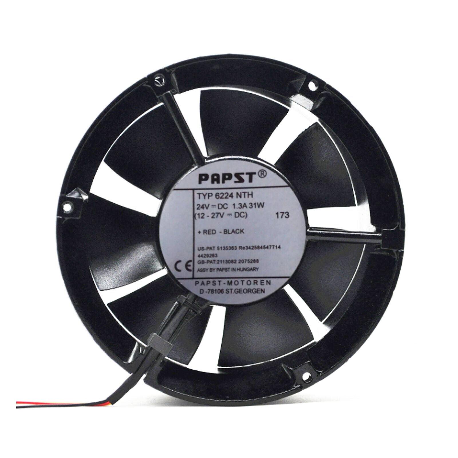 24V 1.3A 31W 172 *38MM Silent Cooling Fan - GBC