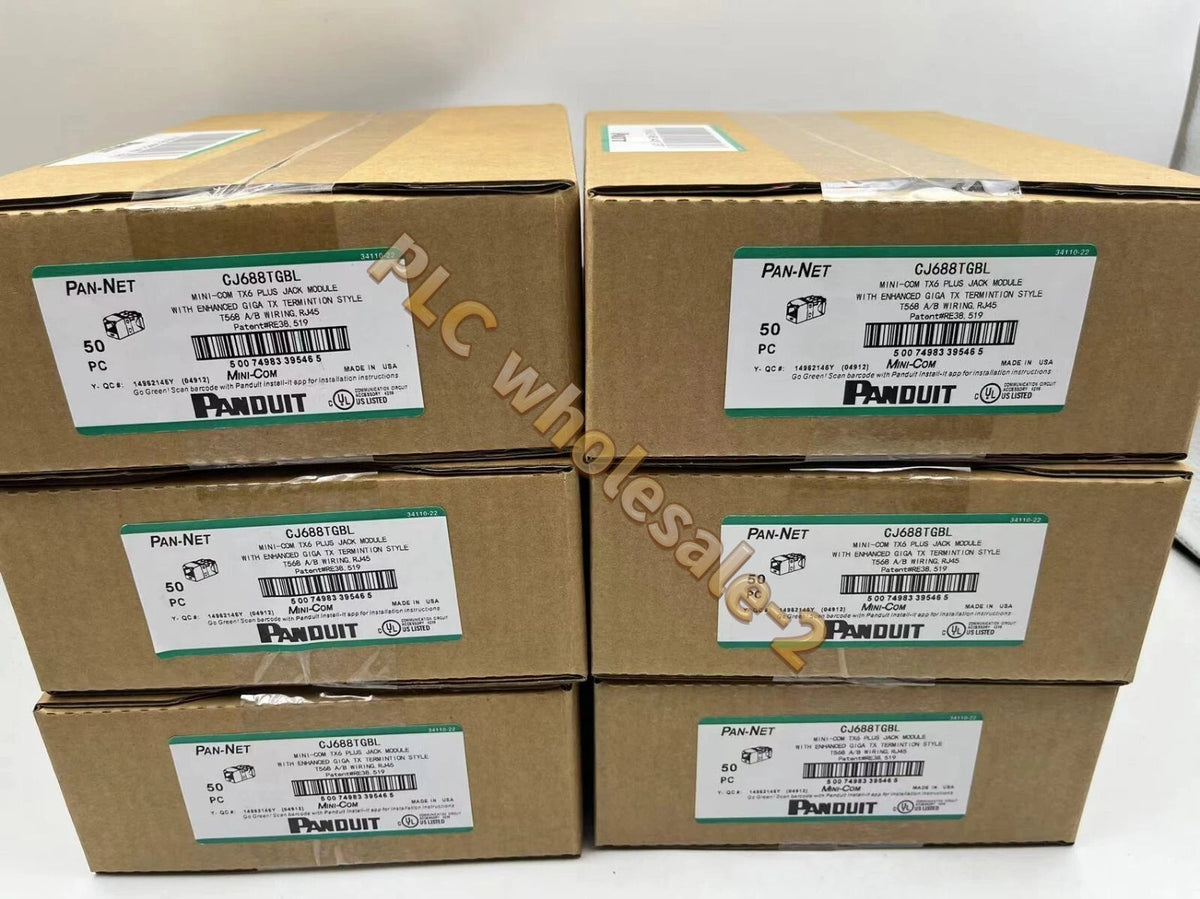 Panduit Giga TX Cat6 Network jack CJ688TGIW CJ688TGBU CJ688TGGR CJ688TGBL Qty 50