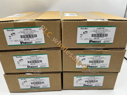 Panduit Giga TX Cat6 Network jack CJ688TGIW CJ688TGBU CJ688TGGR CJ688TGBL Qty 50