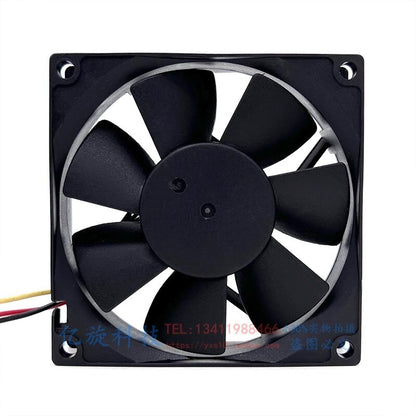 ADDA AD0812UB-C72 8020 DC12V 0.20A 8CM 3-Wire Dual Ball Cooling Fan