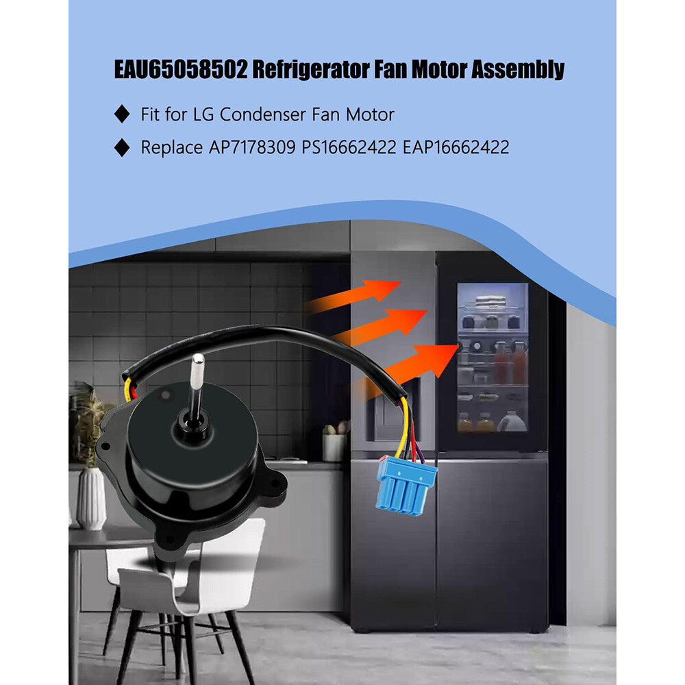 new RFD3410A102A EAU65058502 DC12V for LG Rrefrigerator Fan DC Motor