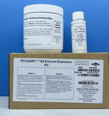 DOW Sylgard 184 Silicone Elastomer Kit A & B 1.1LB/0.5kg Exp. 2027  free ship