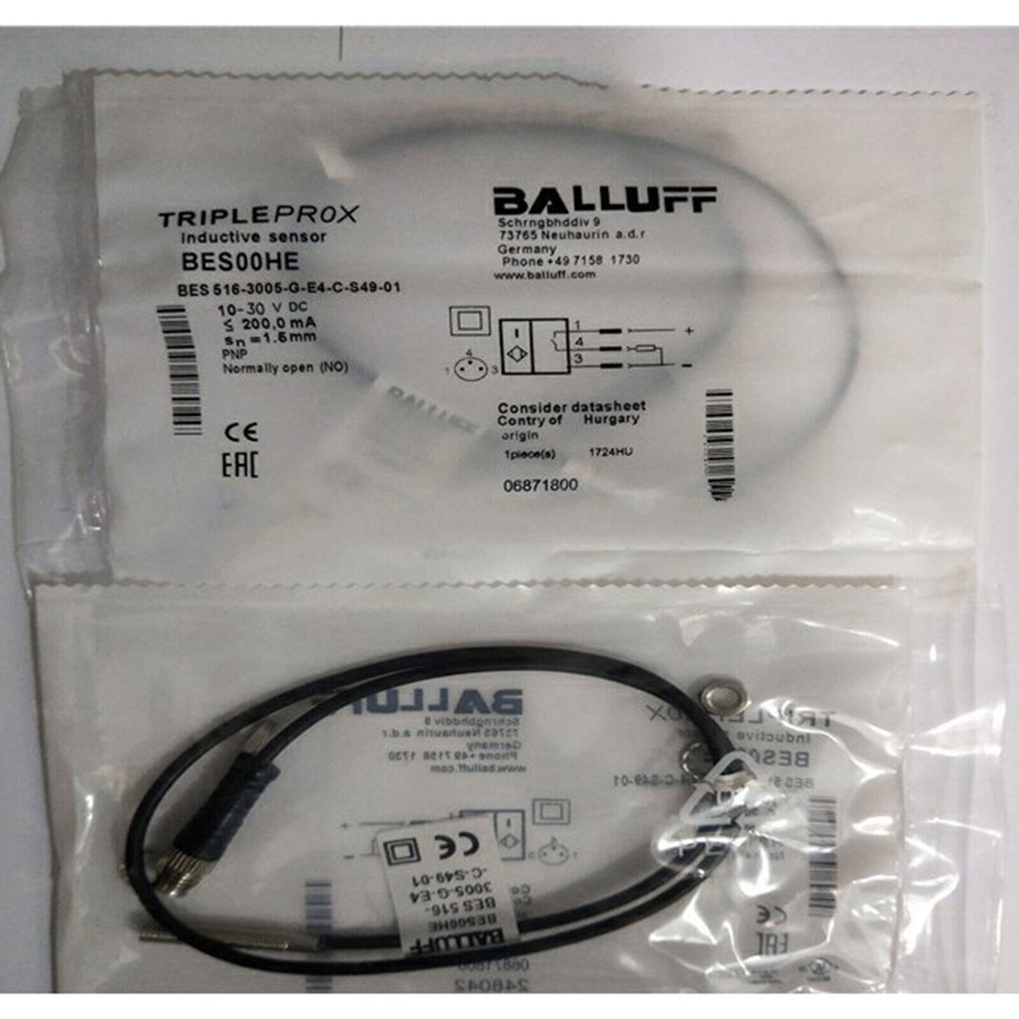 1PC BALLUFF BES 516-3005 Proximity Switch - BALLUFF