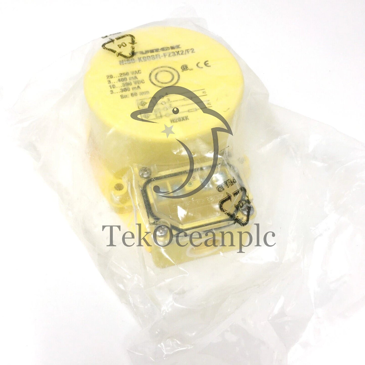 TURCK NI60-K90SR-FZ3X2 2-Wire AC DC NonEmbeddable Rectangular Inductive Sensor