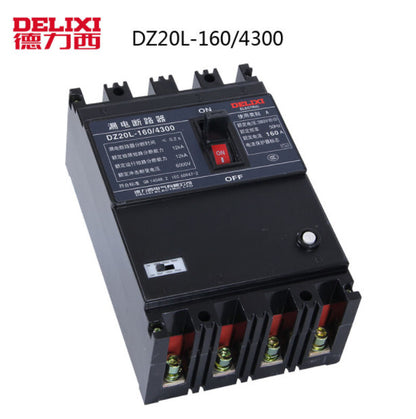 Delixi DZ20L-160/4300 DZ20L160/4300 4P Circuit Breaker