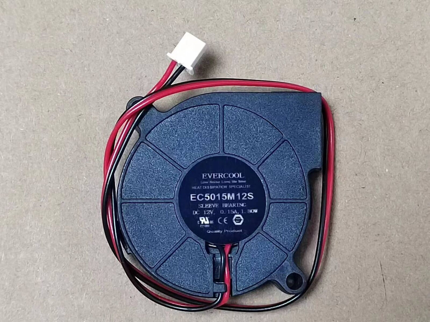 new For EVERCOOL EC5015M12S 12V 0.15A 1.80W Turbo Blower Cooling Fan 2pin