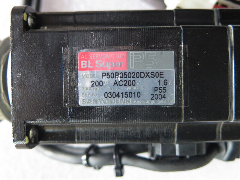 Sanyo Denki P50B05020DXS0E Servo Motor - High Performance - SANYO DENKI