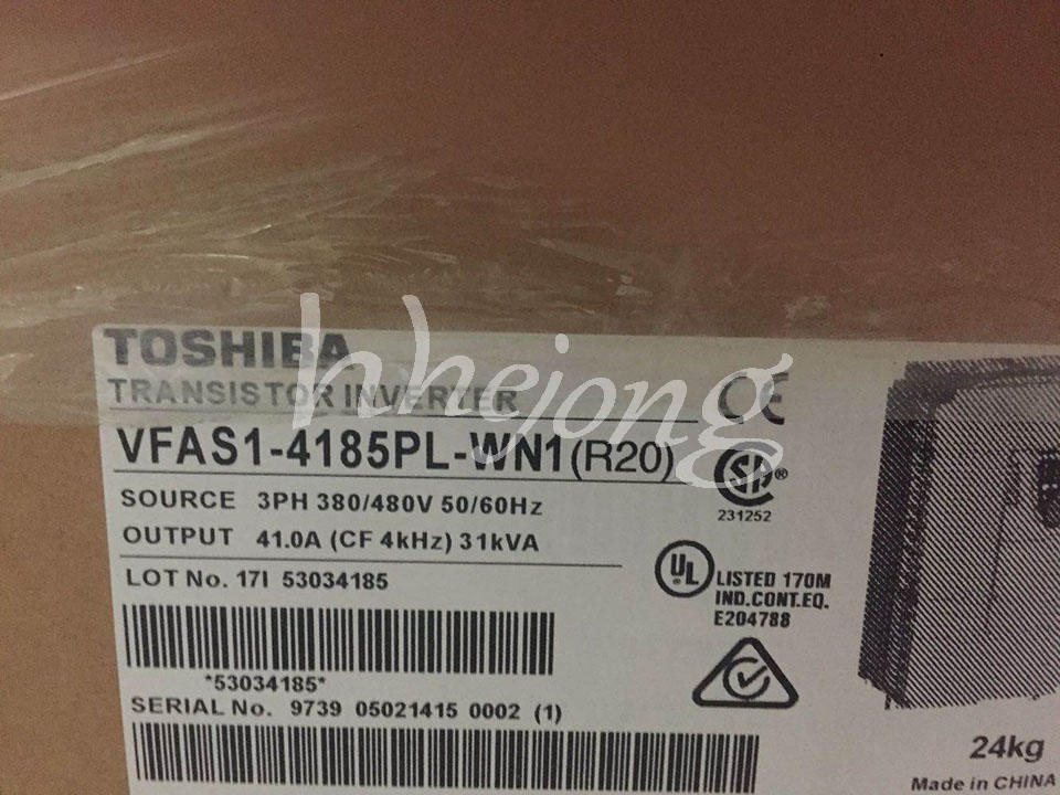 new 1PCS  Toshiba 400V Inverter VFAS1-4185PL-WN1 18.5KW Toshiba